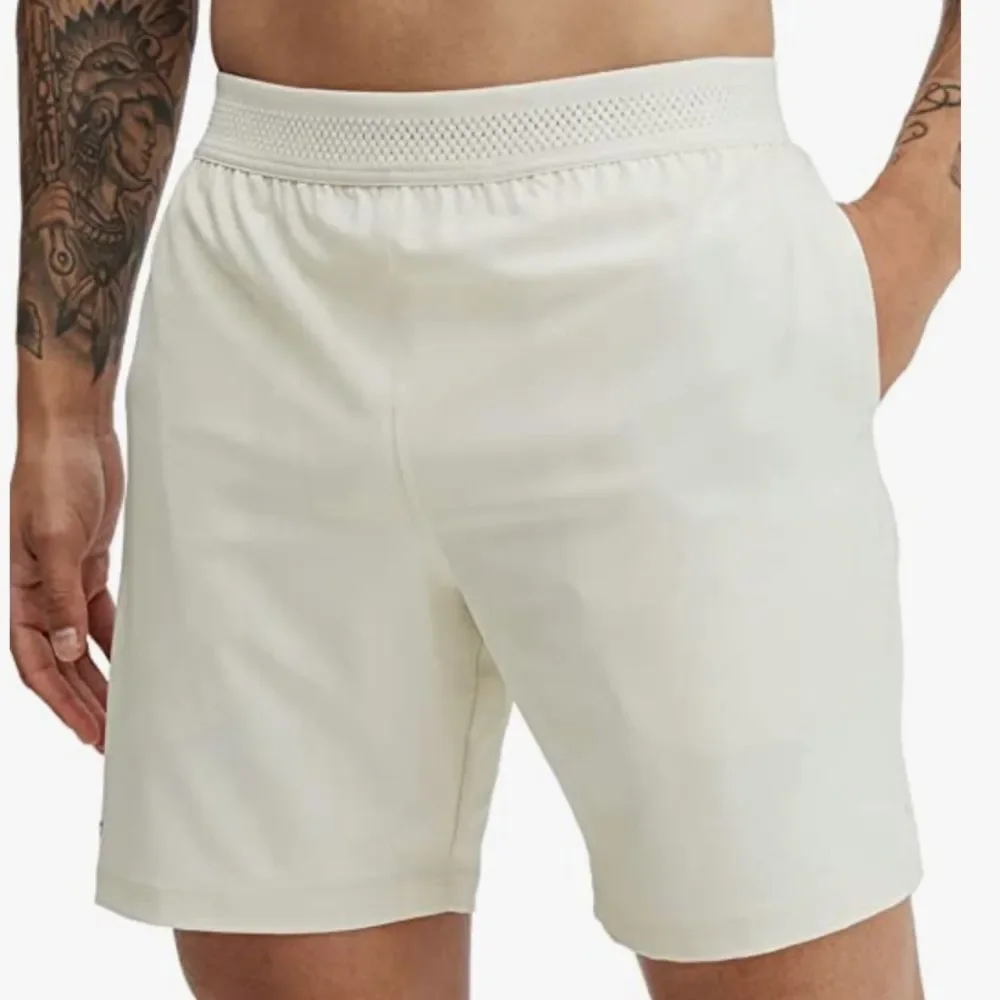 Fabletics Fundamental Short (Lined) 7” Color Bone M Nwt in packaging